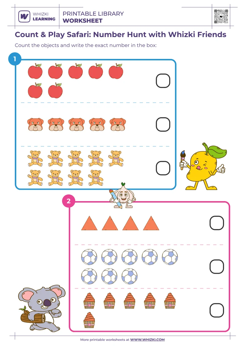 Count & Play Safari: Number Hunt with Whizki Friends