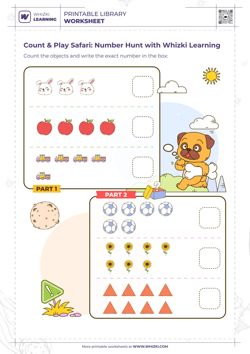 Count & Play Safari: Number Hunt with Whizki Learning