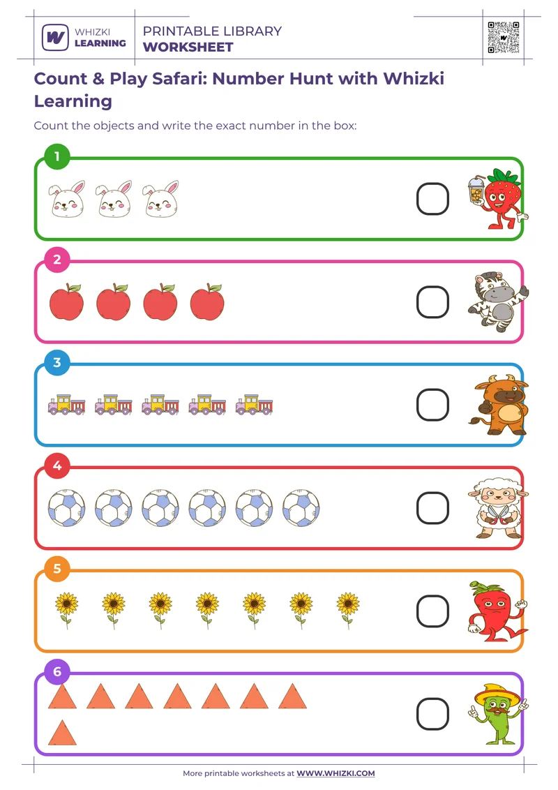 Count & Play Safari: Number Hunt with Whizki Learning