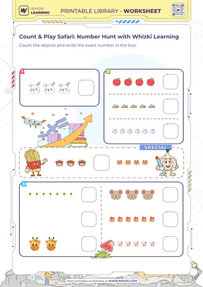 Count & Play Safari: Number Hunt with Whizki Learning