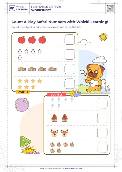 Count & Play Safari Numbers with Whizki Learning!
