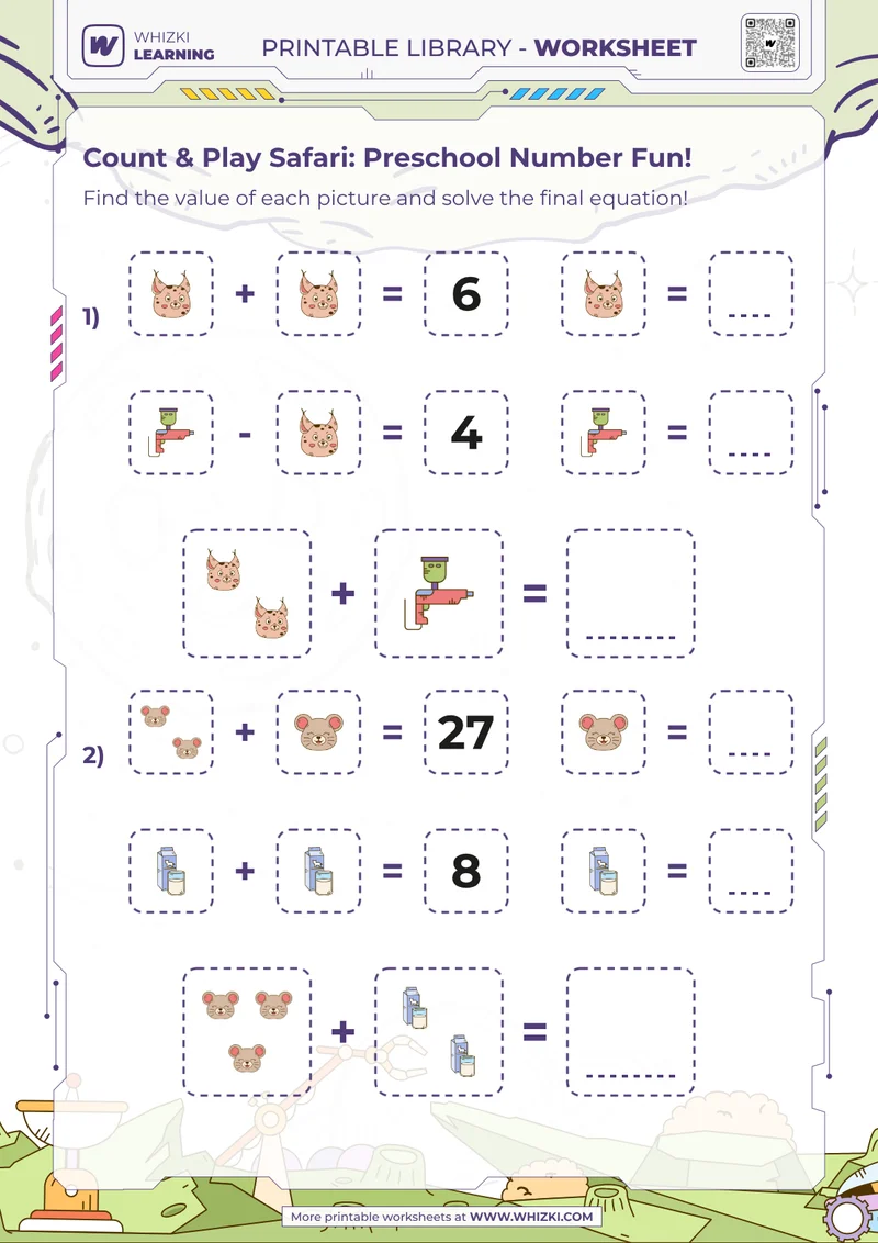 Count & Play Safari: Preschool Number Fun!