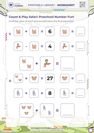 Count & Play Safari: Preschool Number Fun!
