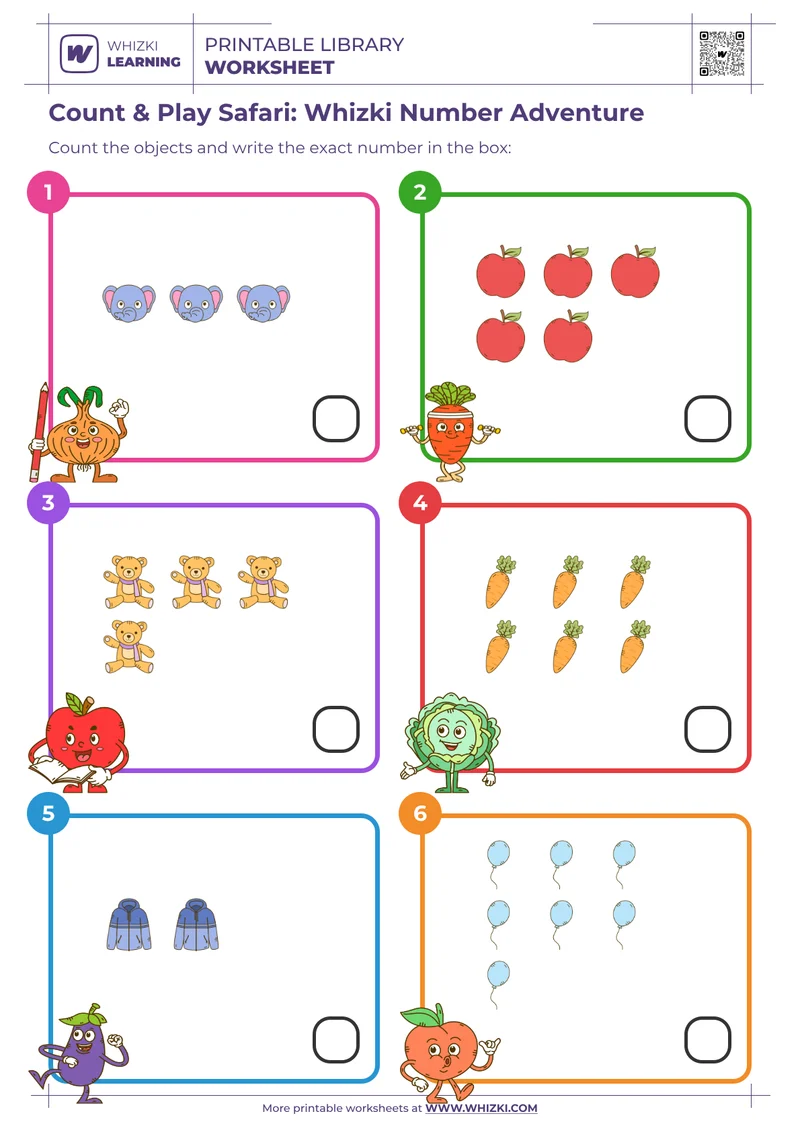 Count & Play Safari: Whizki Number Adventure