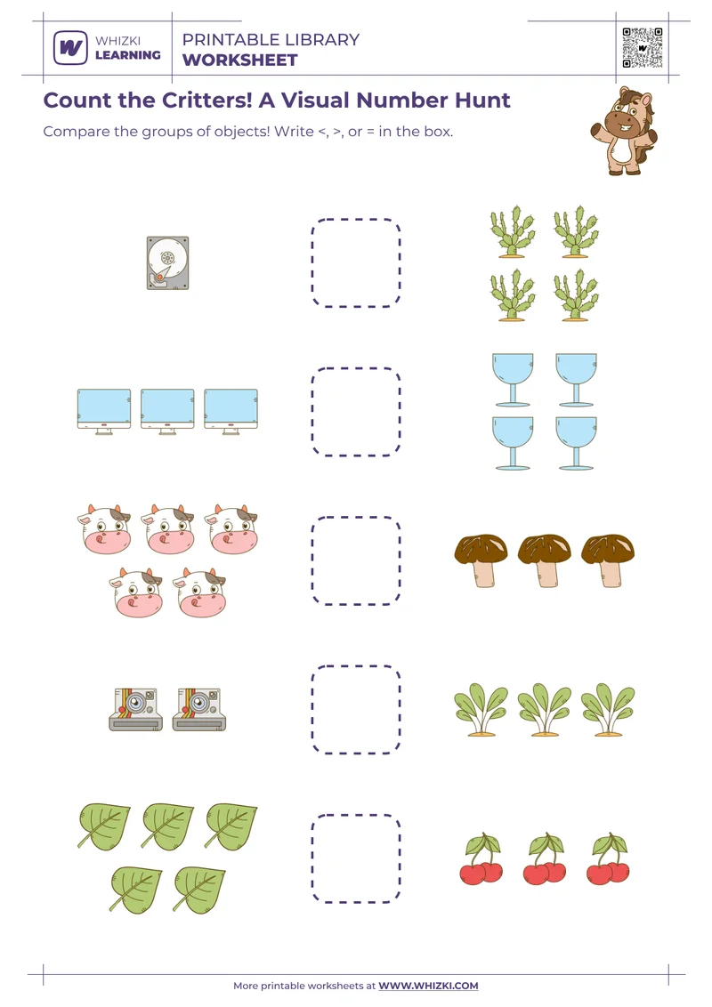 Count the Critters! A Visual Number Hunt