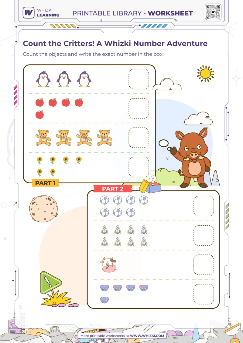 Count the Critters! A Whizki Number Adventure