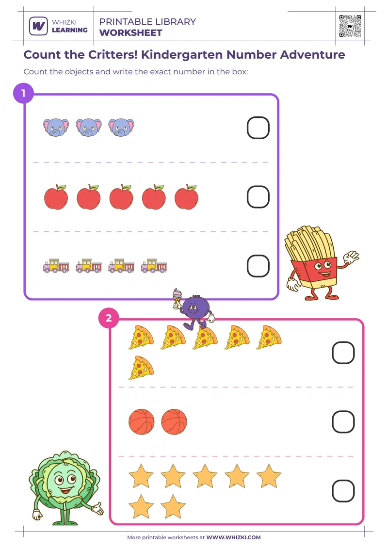 Count the Critters! Kindergarten Number Adventure