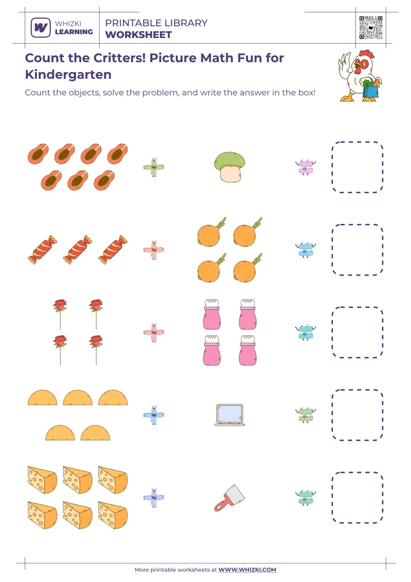 Count the Critters! Picture Math Fun for Kindergarten