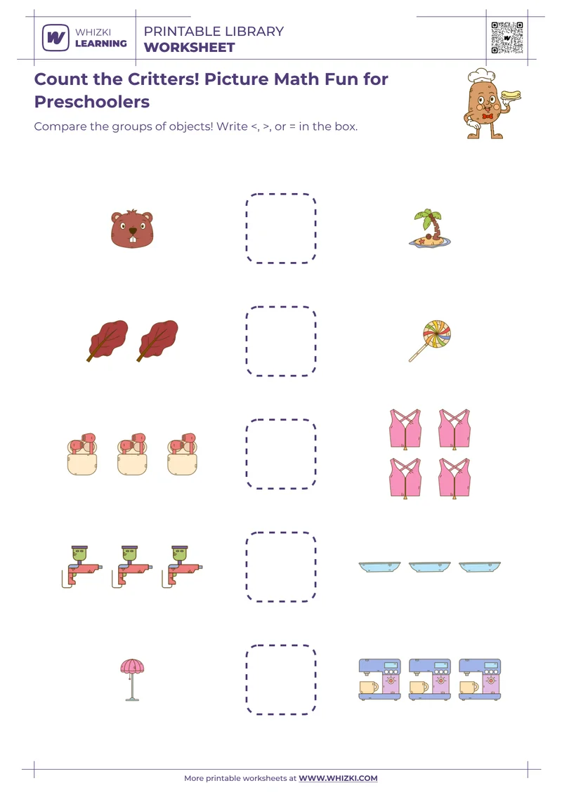 Count the Critters! Picture Math Fun for Preschoolers