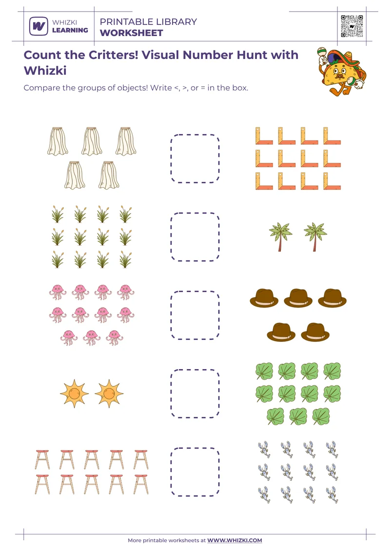 Count the Critters! Visual Number Hunt with Whizki