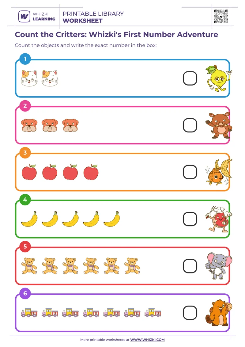 Count the Critters: Whizki's First Number Adventure