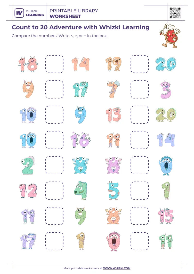 Count to 20 Adventure with Whizki Learning