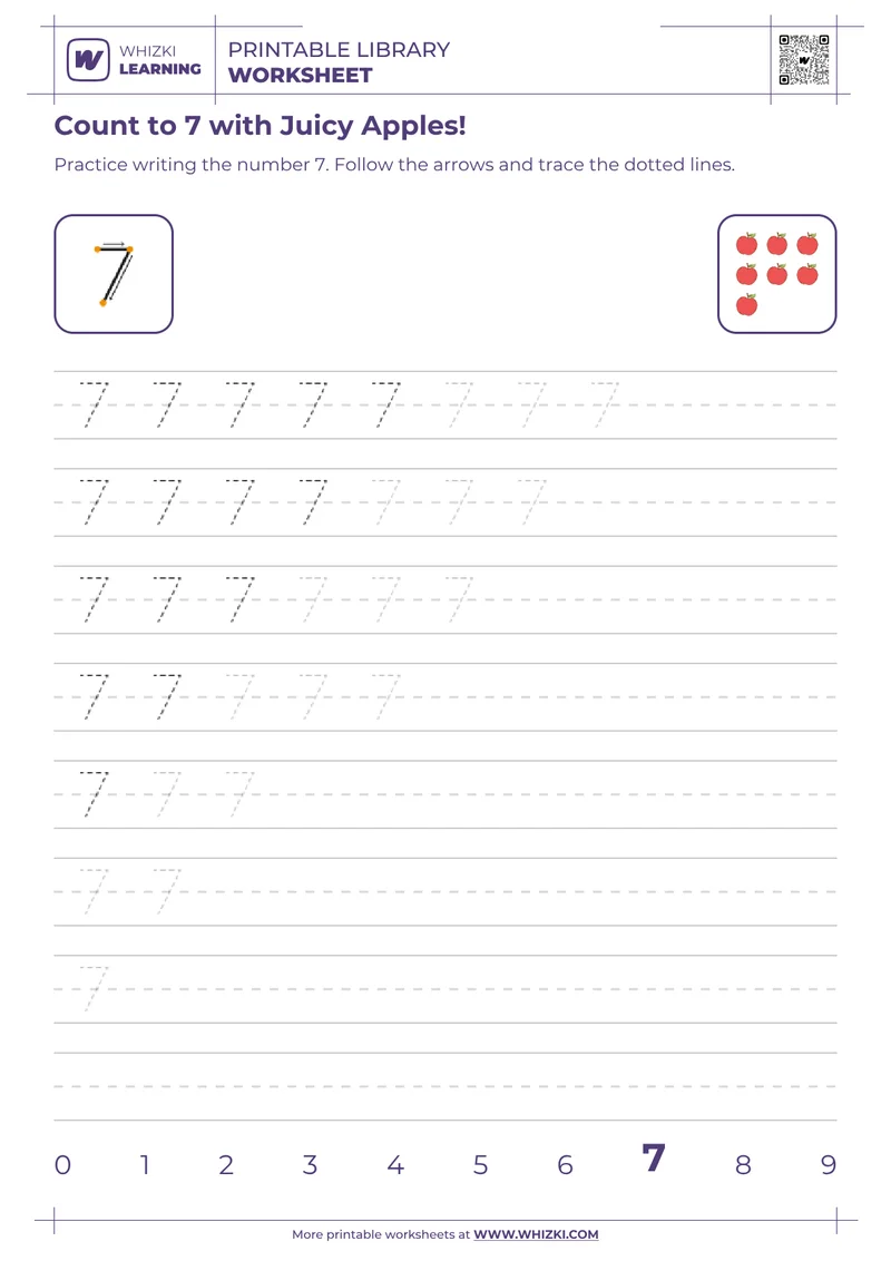 Count to 7 with Juicy Apples!