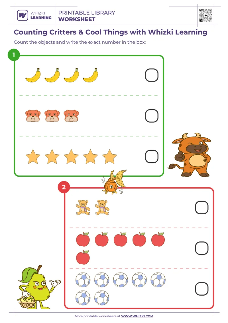 Counting Critters & Cool Things with Whizki Learning