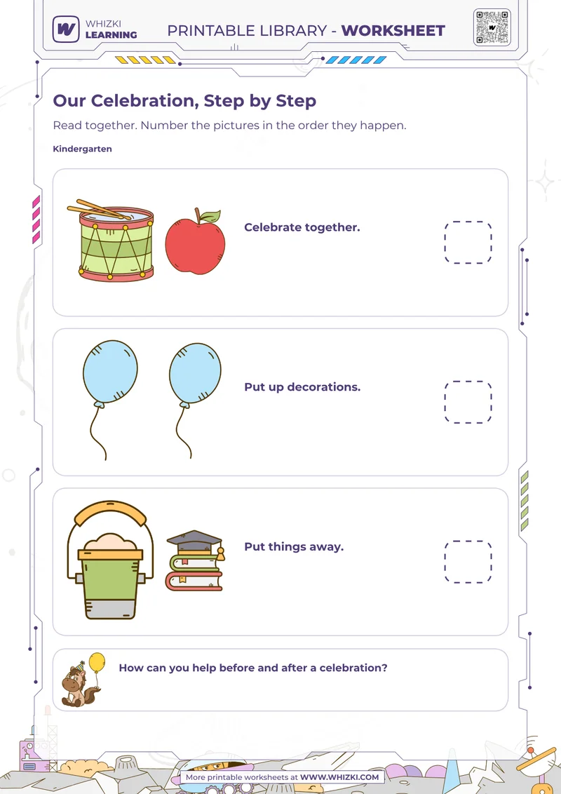 Cultures and Traditions Kindergarten Worksheet