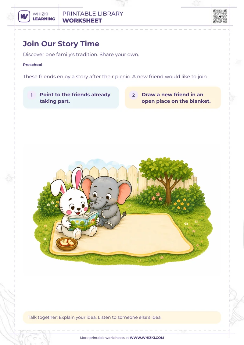 Cultures and Traditions Preschool Worksheet