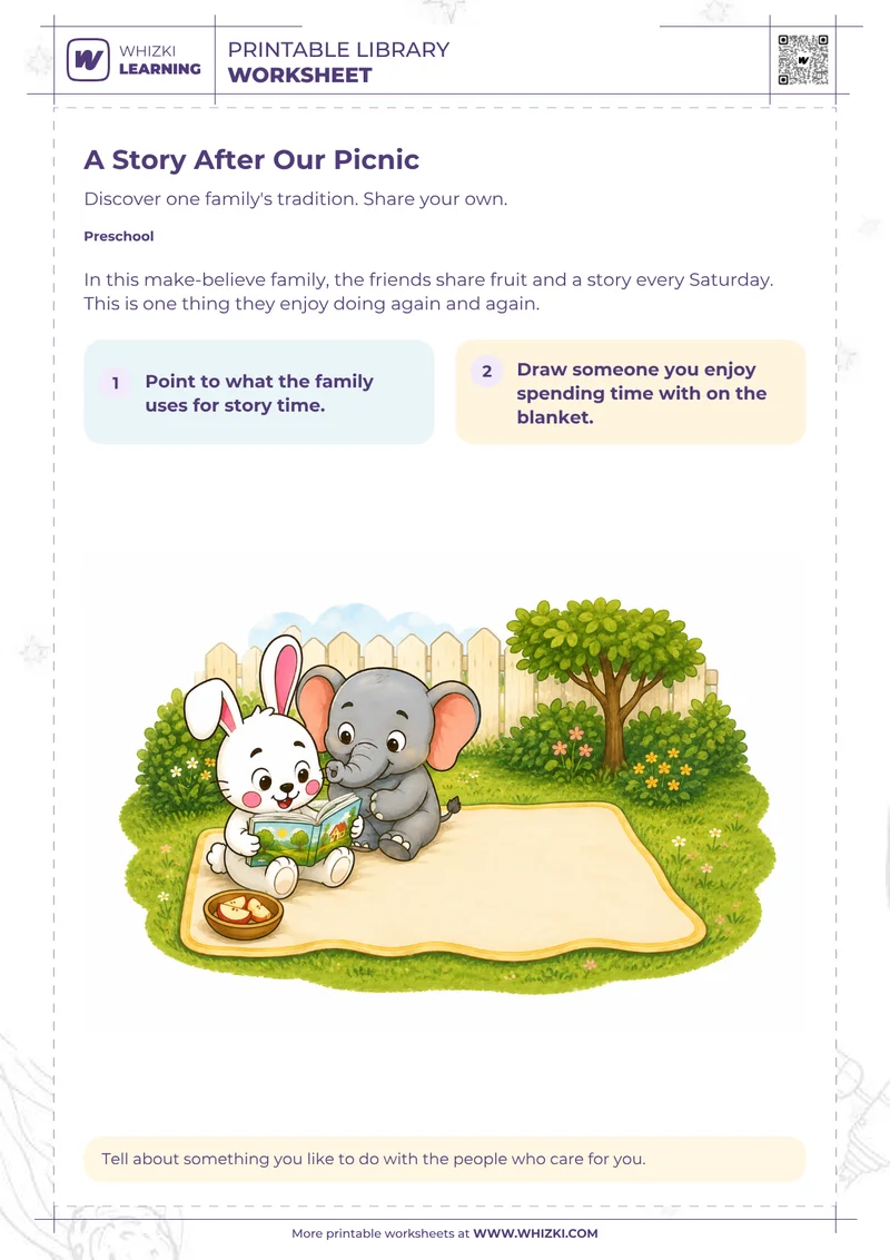 Cultures and Traditions Preschool Worksheet