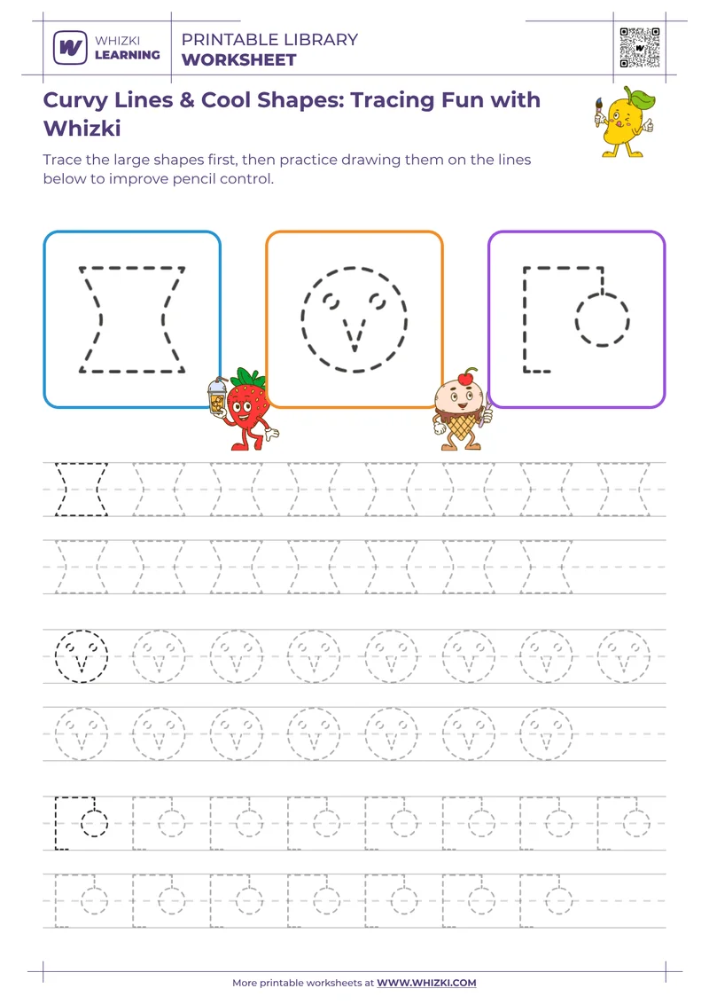 Curvy Lines & Cool Shapes: Tracing Fun with Whizki