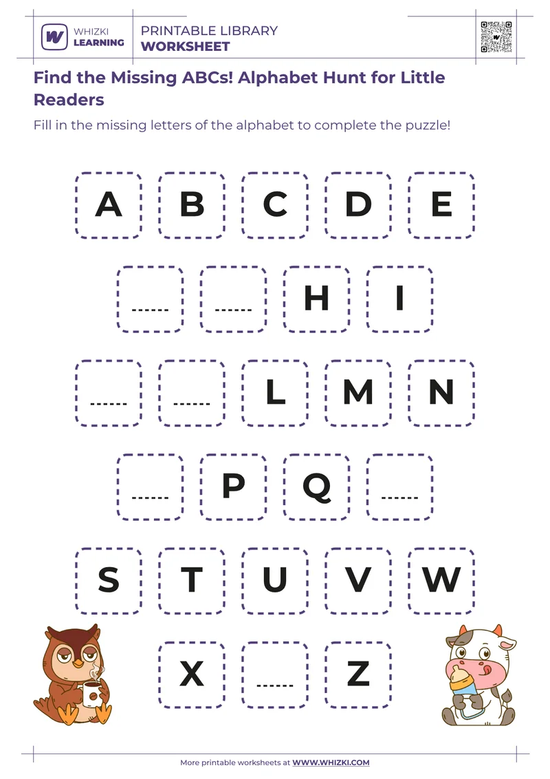 Find the Missing ABCs! Alphabet Hunt for Little Readers