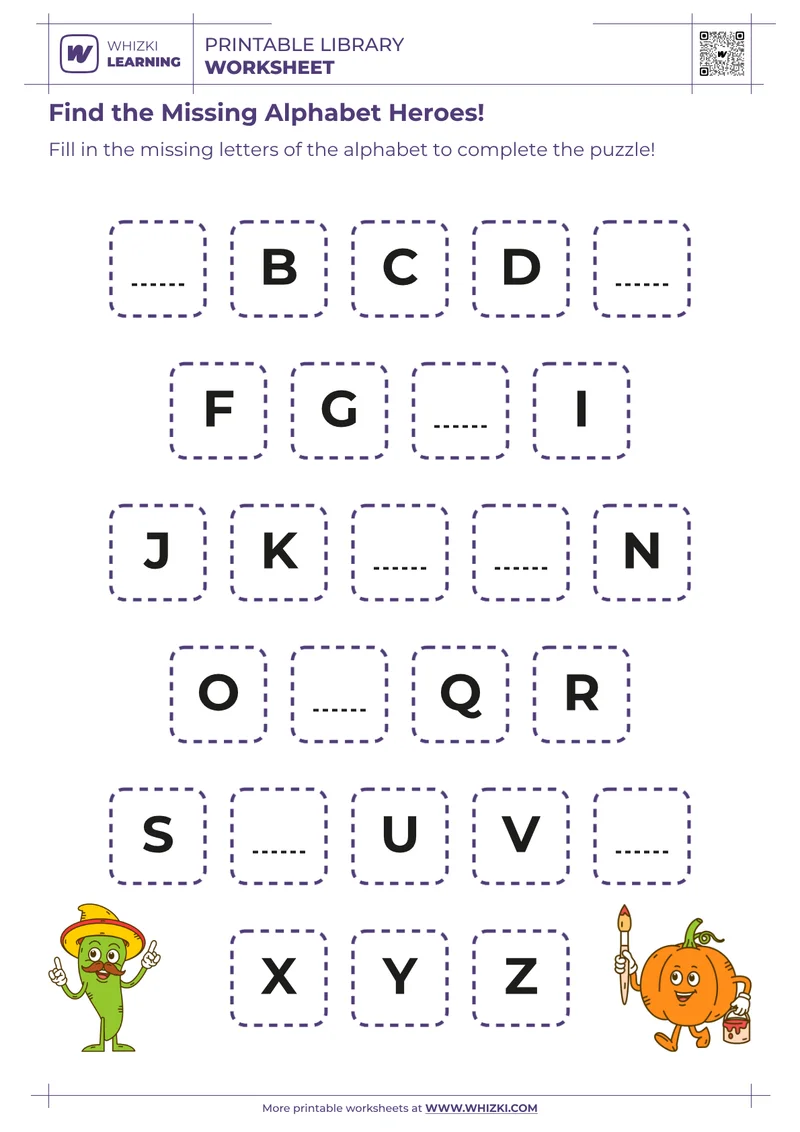 Find the Missing Alphabet Heroes!