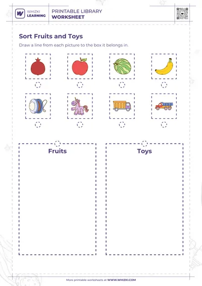 Sort Fruits and Toys