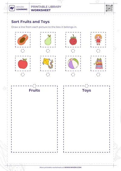 Sort Fruits and Toys