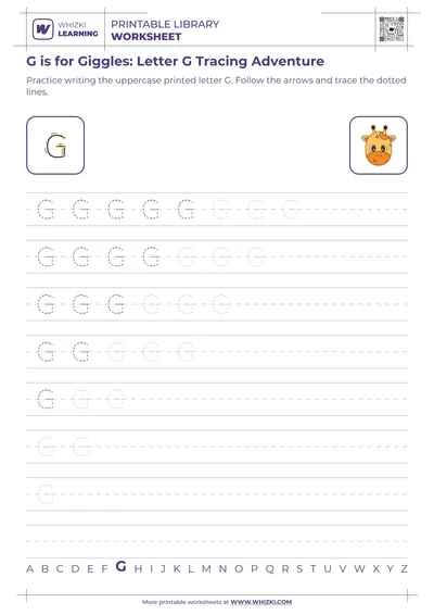 G is for Giggles: Letter G Tracing Adventure