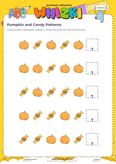 Pumpkin and Candy Patterns