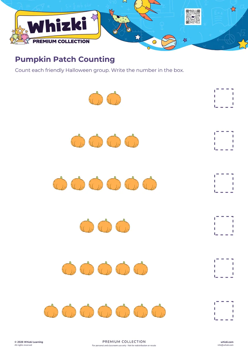 Pumpkin Patch Counting