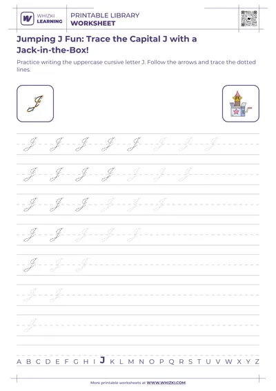Jumping J Fun: Trace the Capital J with a Jack-in-the-Box!