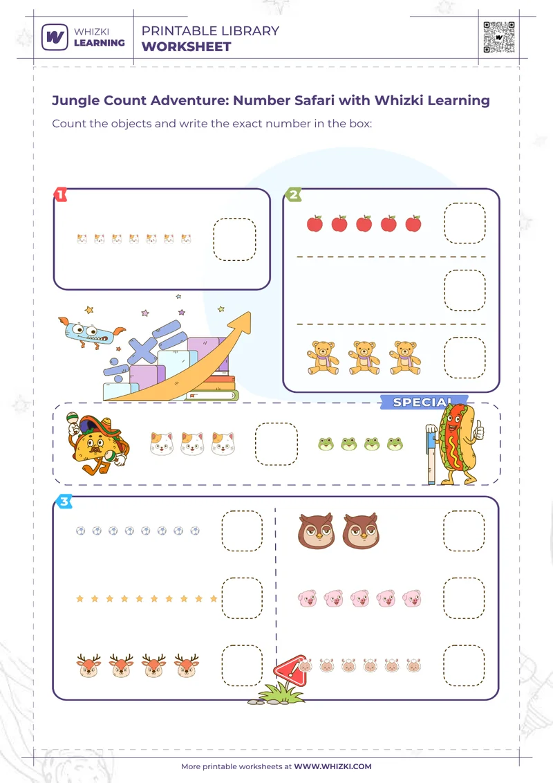 Jungle Count Adventure: Number Safari with Whizki Learning