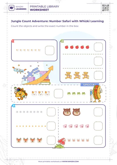 Jungle Count Adventure: Number Safari with Whizki Learning