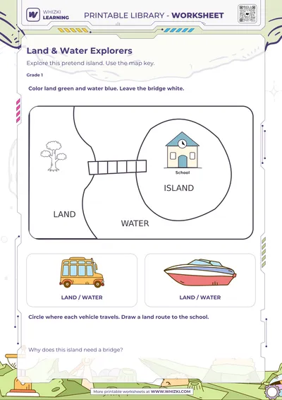 Maps and Geography Practice Worksheet