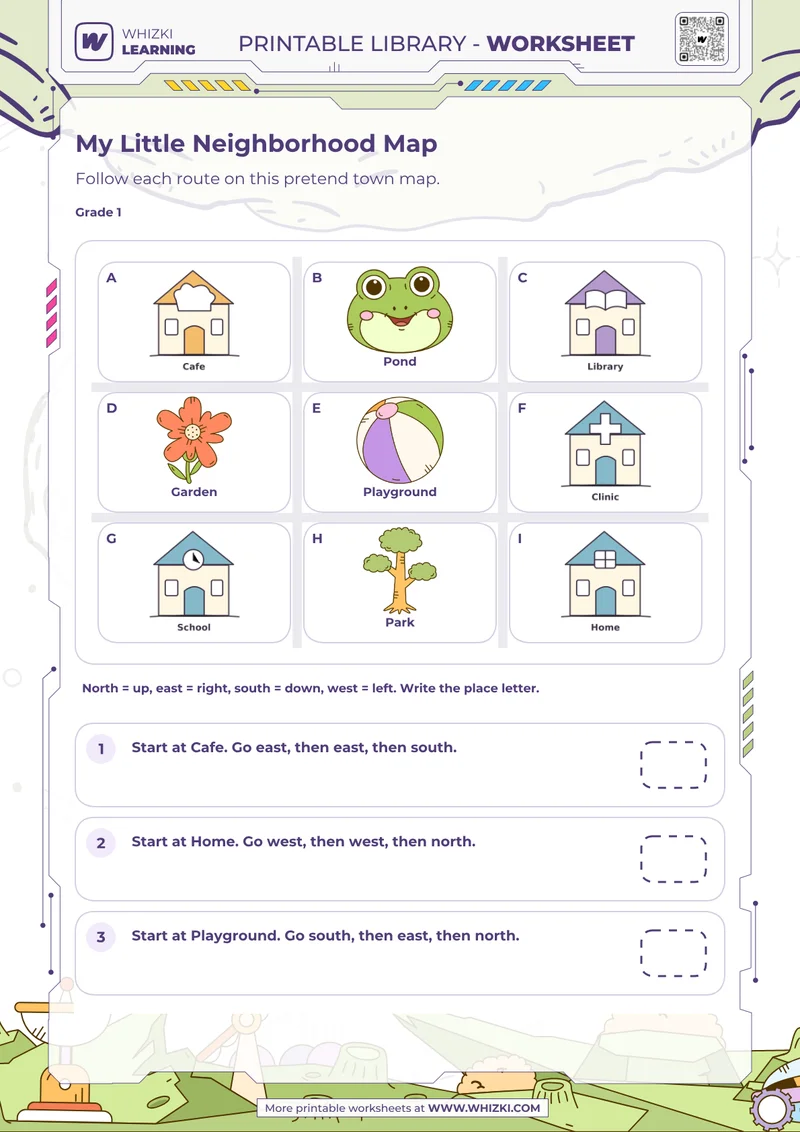 Maps and Geography Practice Worksheet