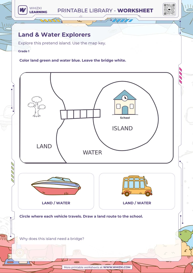 Maps and Geography Worksheet