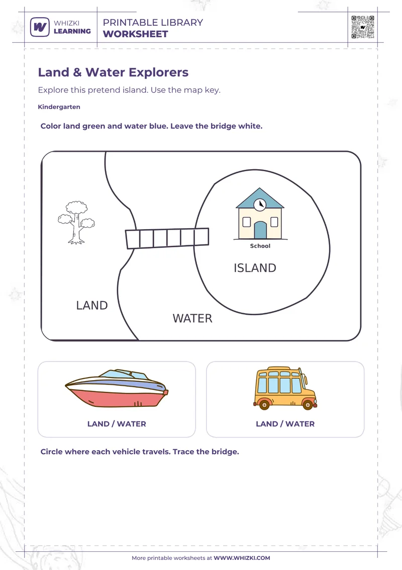 Maps and Geography Worksheet