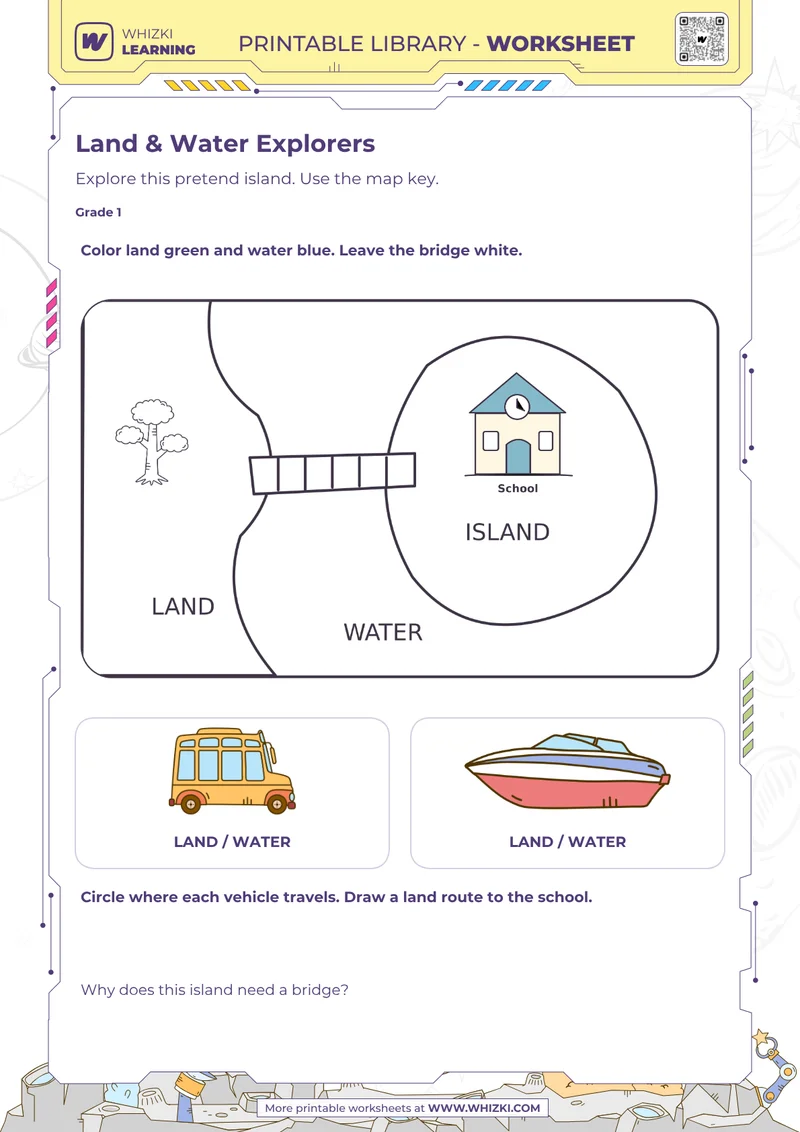 Maps and Geography Worksheet