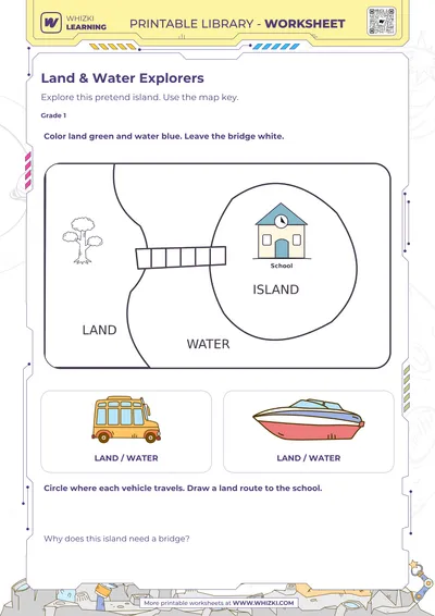 Maps and Geography Worksheet