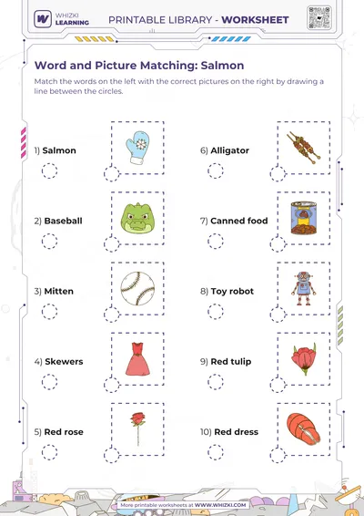 Word and Picture Matching: Salmon