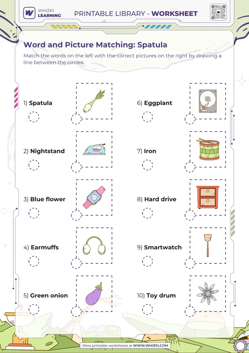 Word and Picture Matching: Spatula