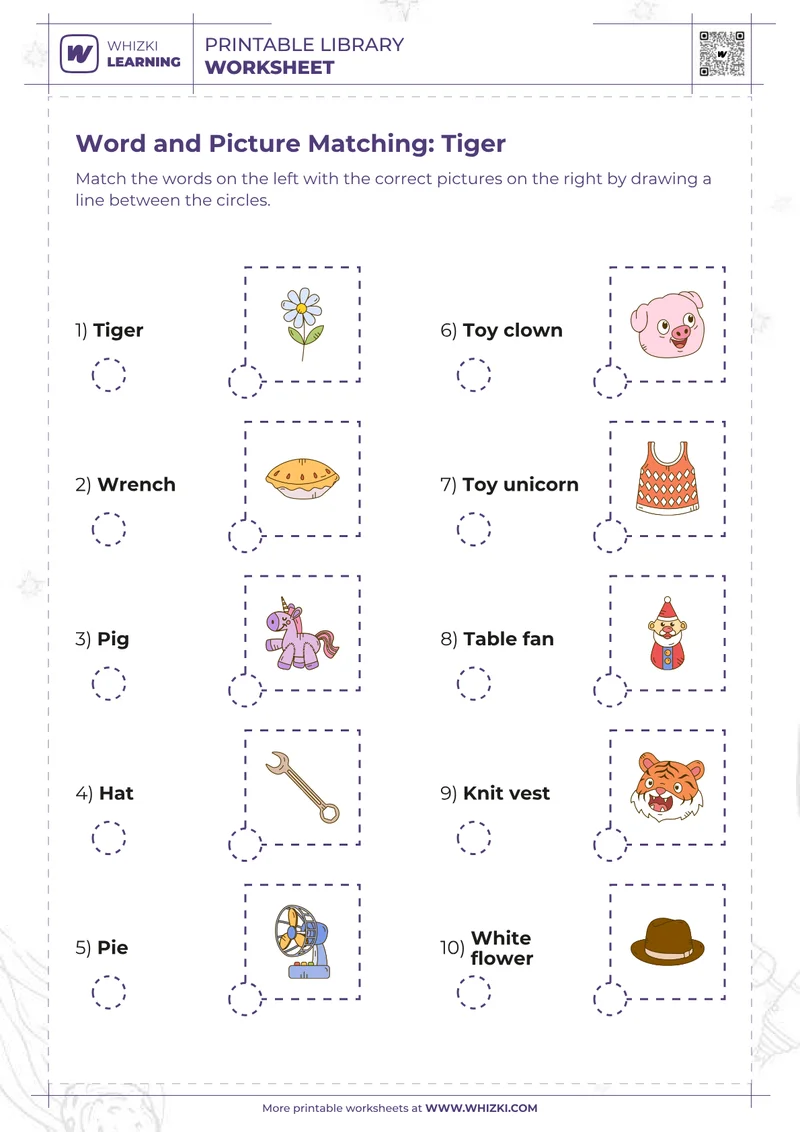 Word and Picture Matching: Tiger