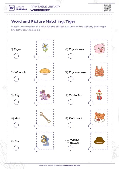 Word and Picture Matching: Tiger