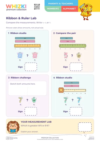 Compare Measurements in Feet