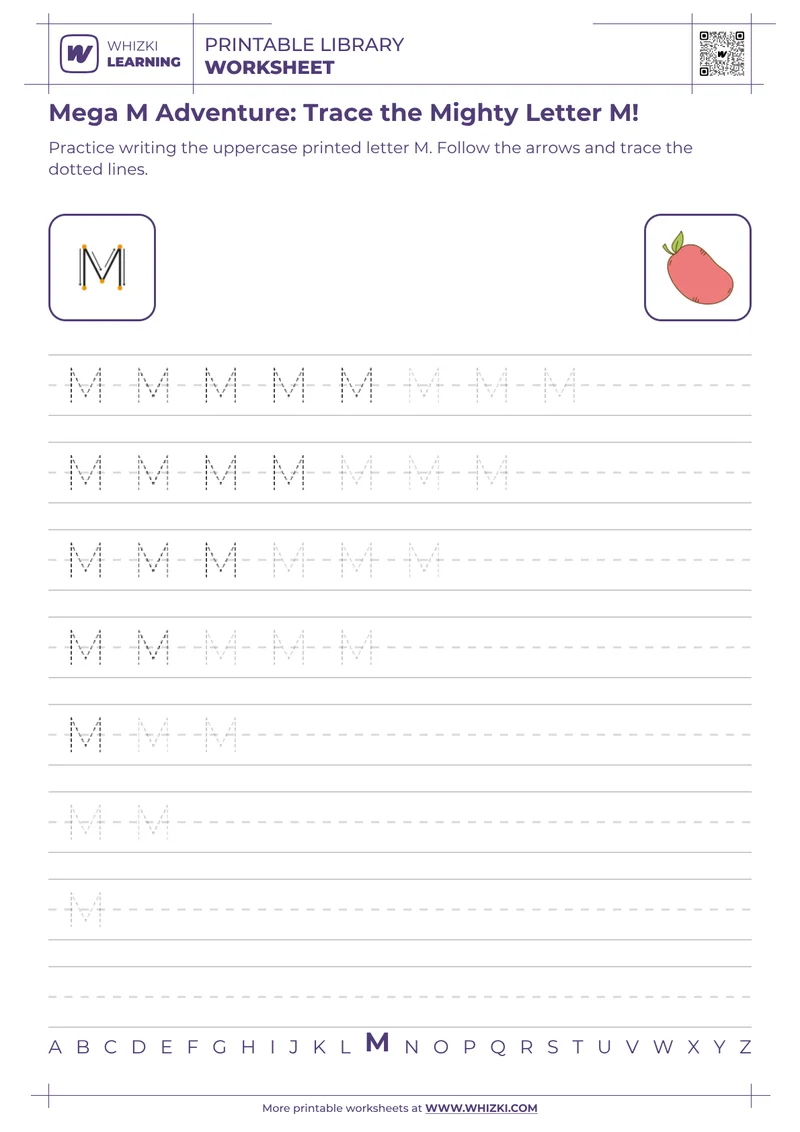 Mega M Adventure: Trace the Mighty Letter M!
