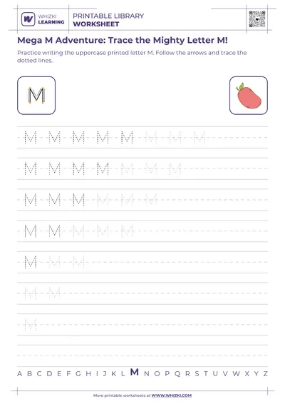 Mega M Adventure: Trace the Mighty Letter M!