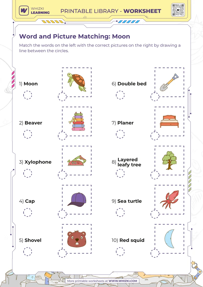 Word and Picture Matching: Moon