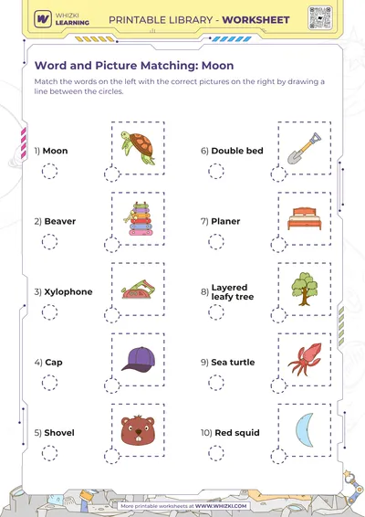 Word and Picture Matching: Moon