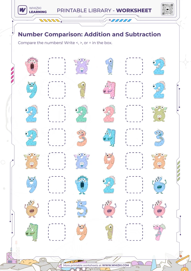 Number Comparison: Addition and Subtraction