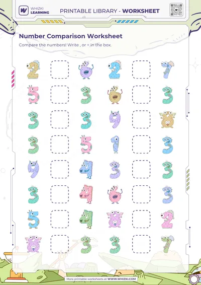 Number Comparison Worksheet