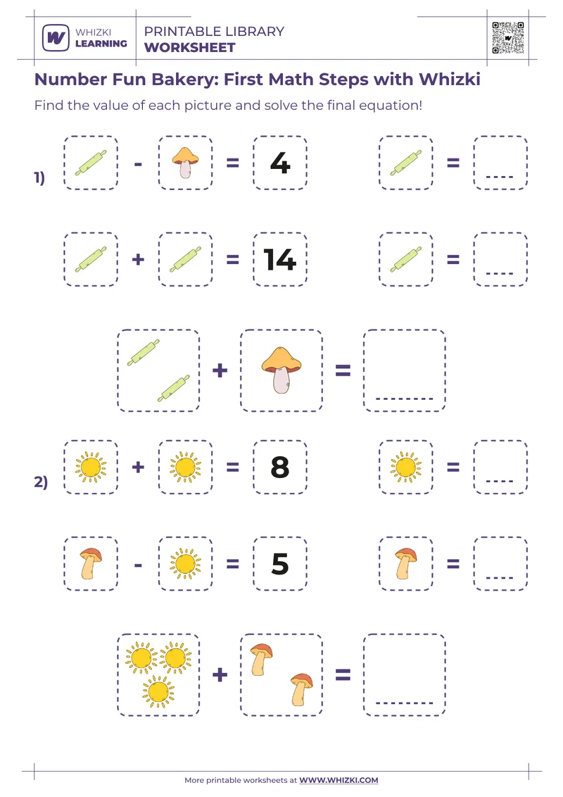 Number Fun Bakery: First Math Steps with Whizki